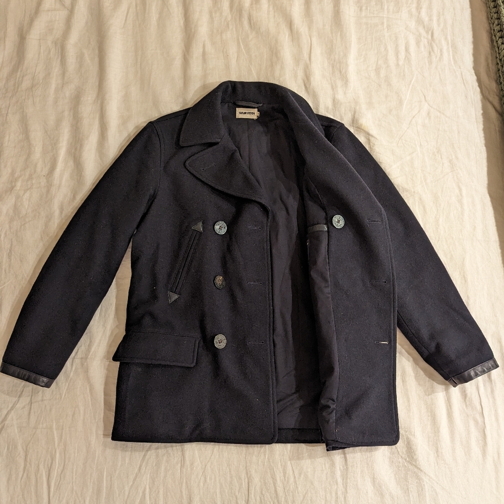 Taylor Stitch Mendocino Peacoat in Navy